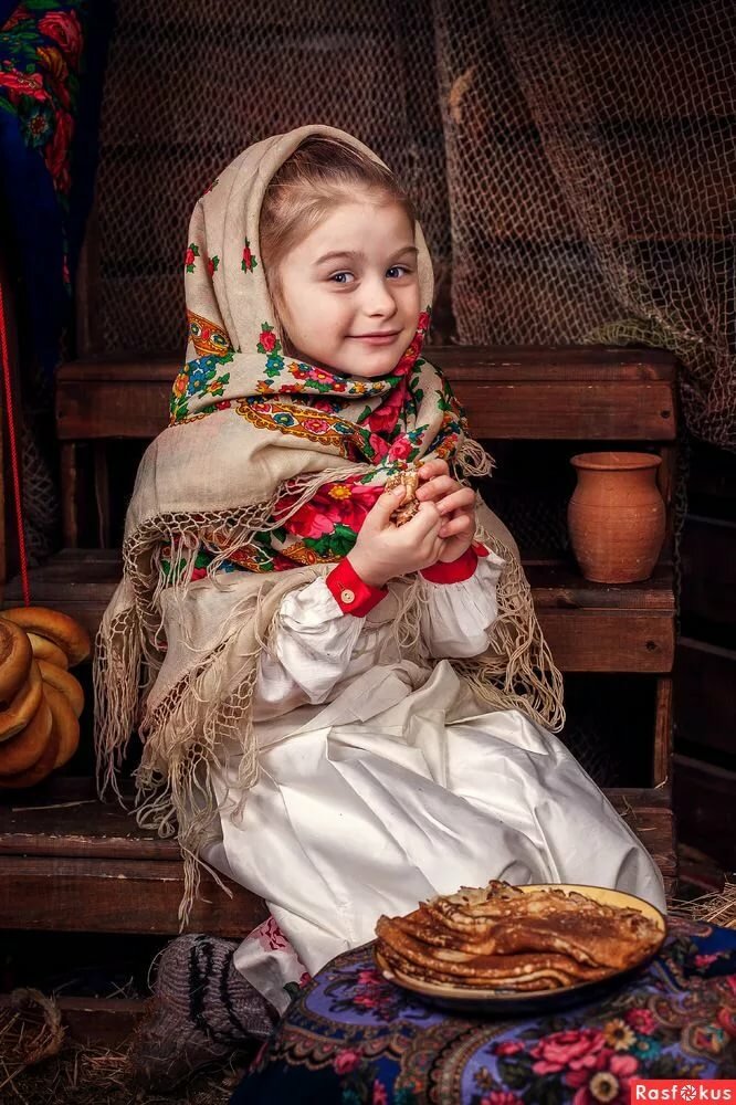 фотосессия масленица детская фото