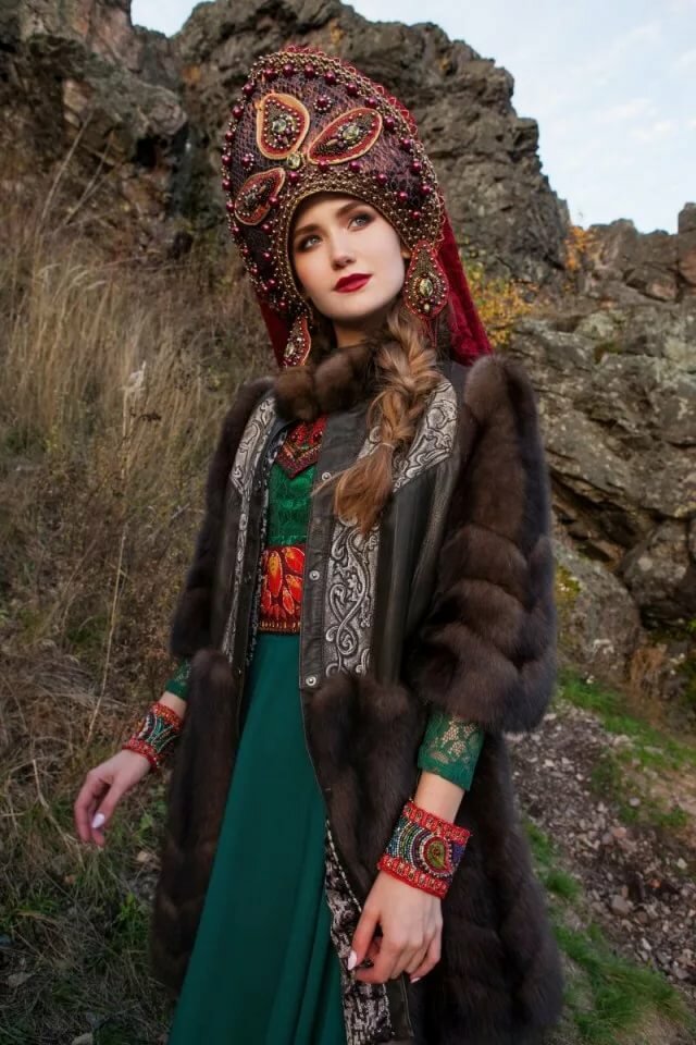 фотосессия в кокошнике фото