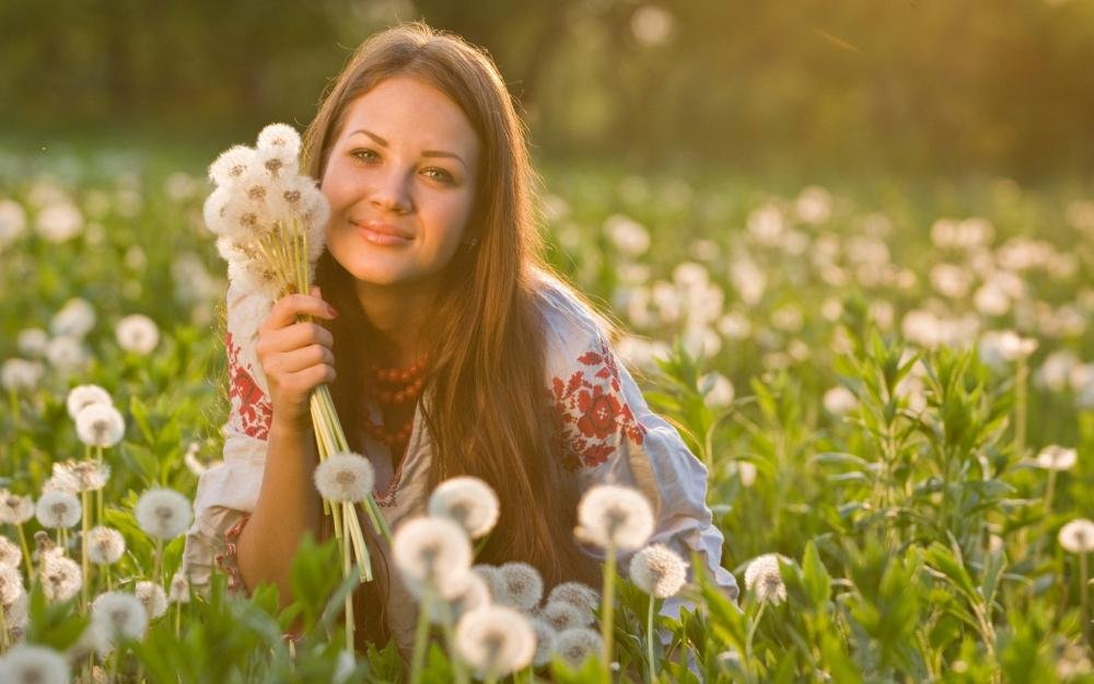 фотосессия в одуванчиках фото