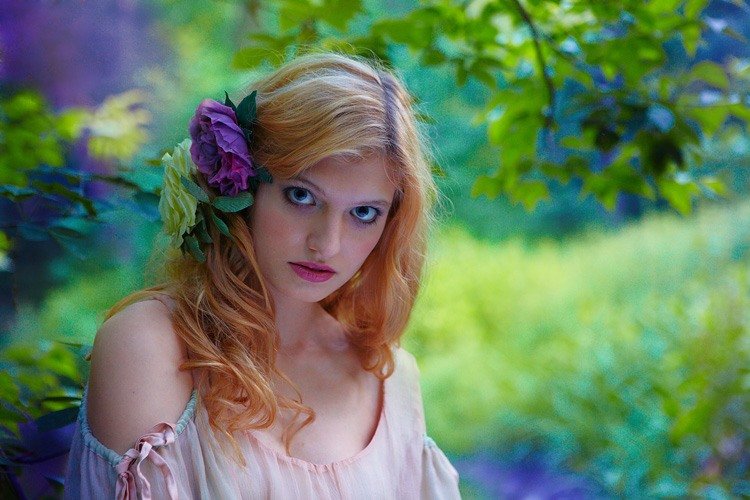 фотосессия в стиле лесная нимфа фото