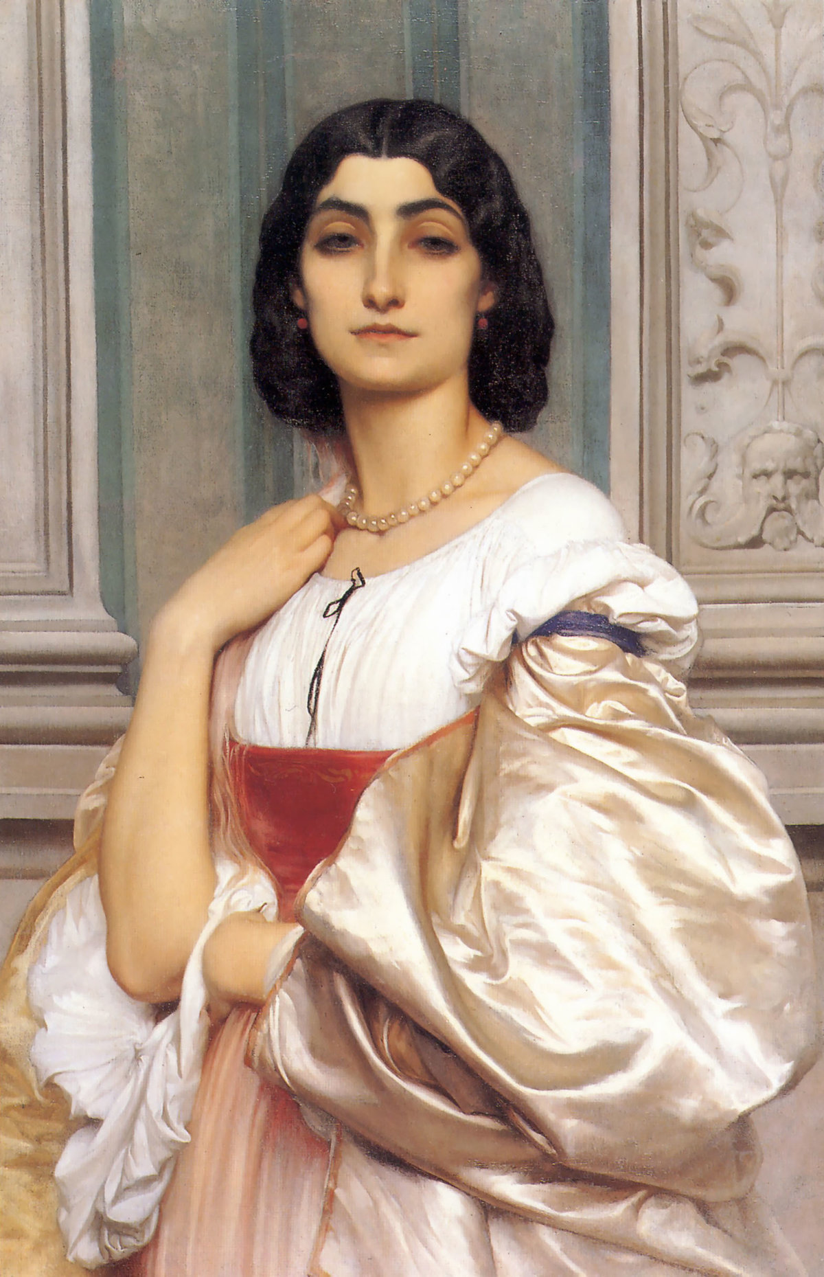 фредерик лейтон a roman lady фото