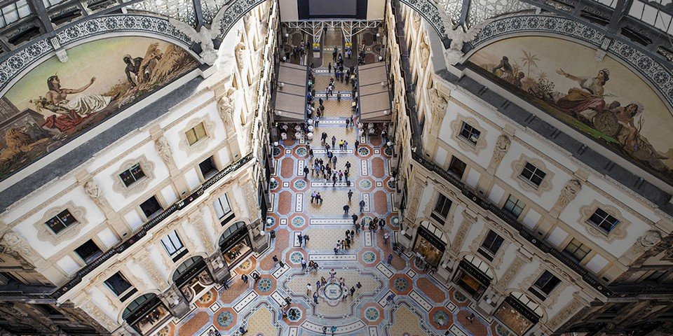 galleria vittorio emanuele ii милан фото