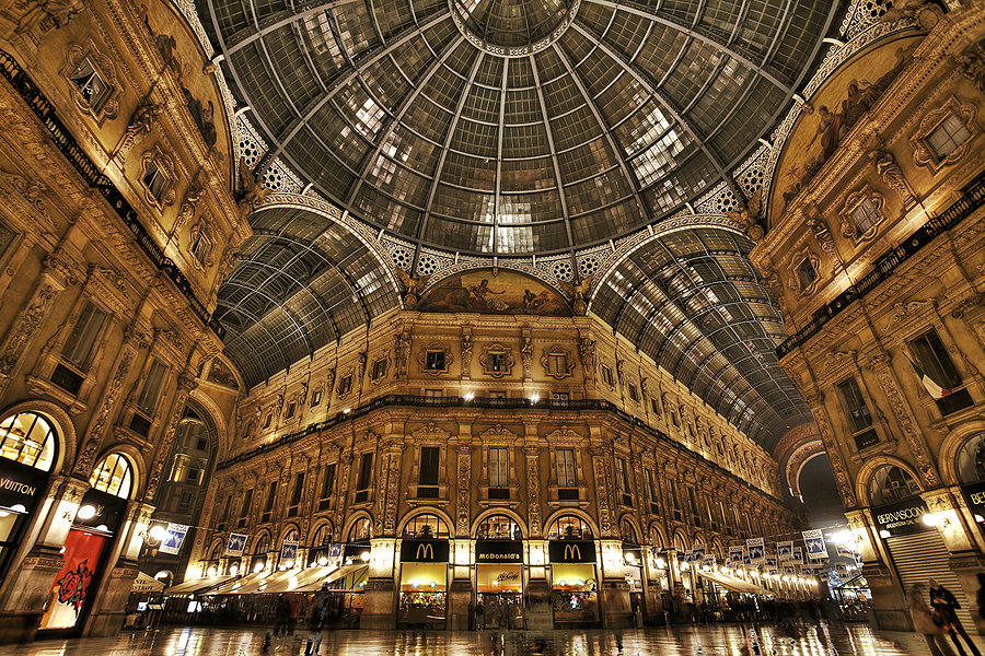 galleria vittorio emanuele ii милан фото