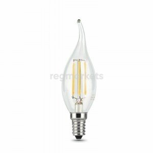 gauss led candle filament лампа 11w e14 2700k фото