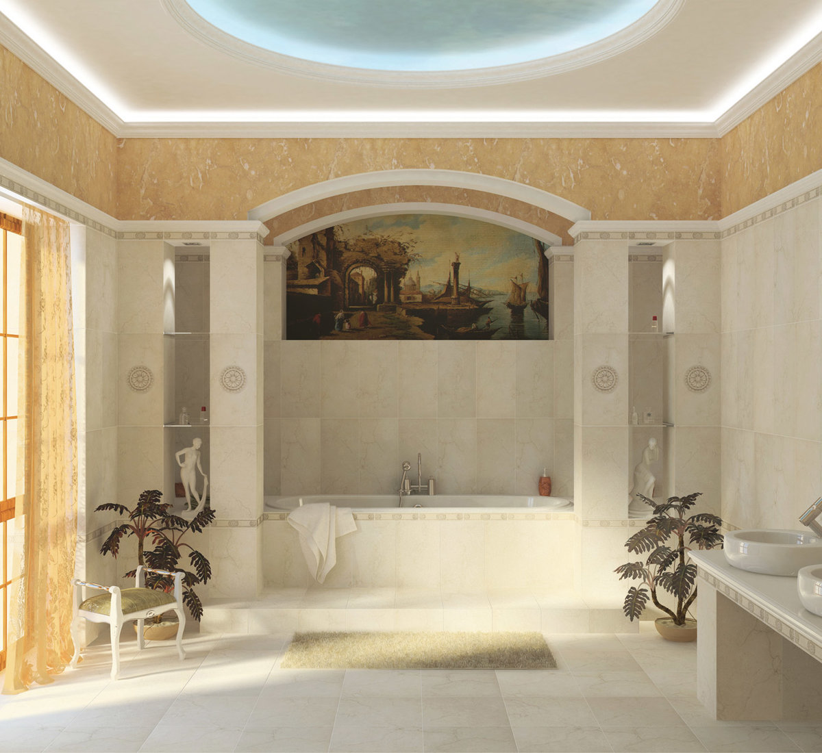 golden tile. коллекция цезарь. фото