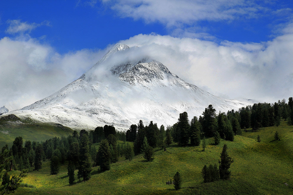 гора белуха фото