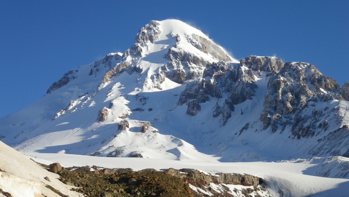 гора казбек фото