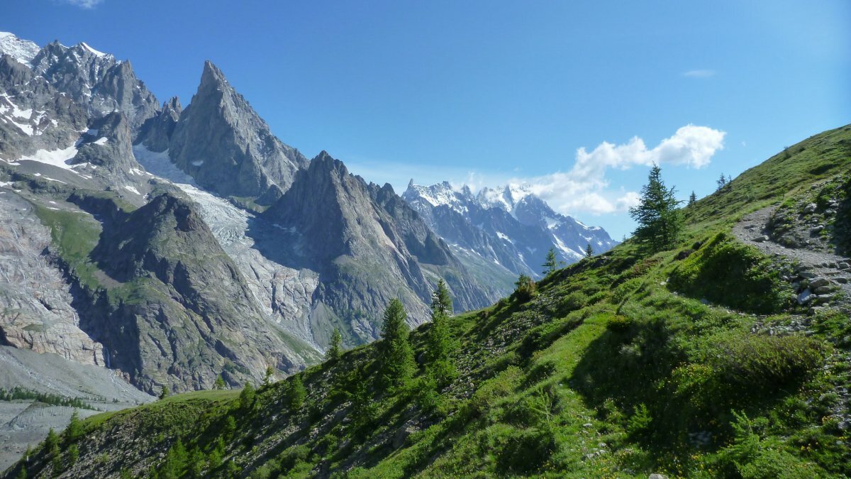 гора монблан фото