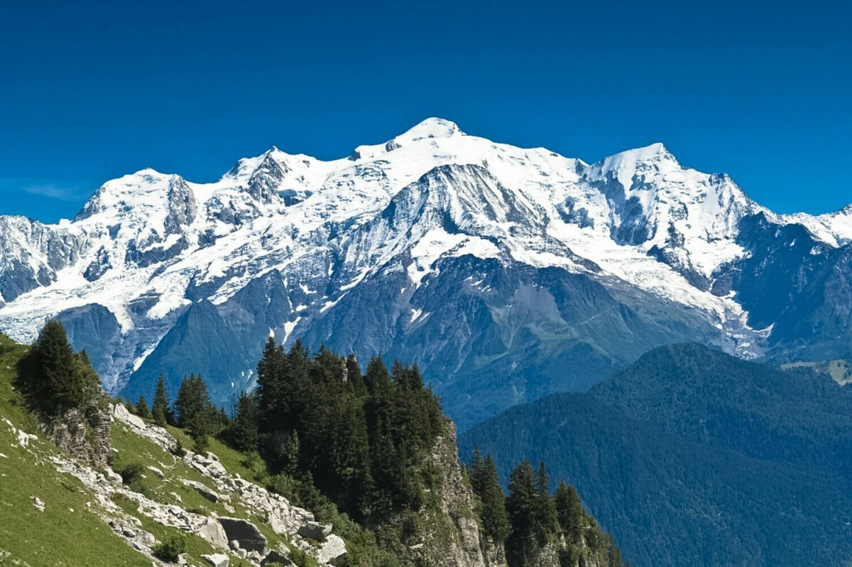 гора монблан фото