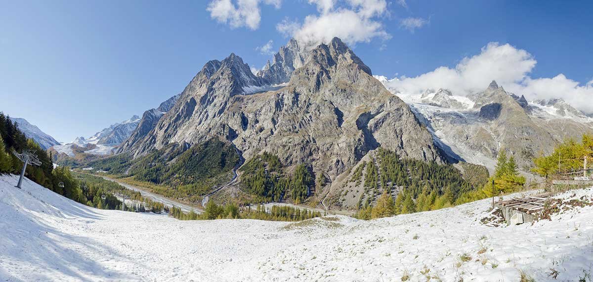 гора монблан фото