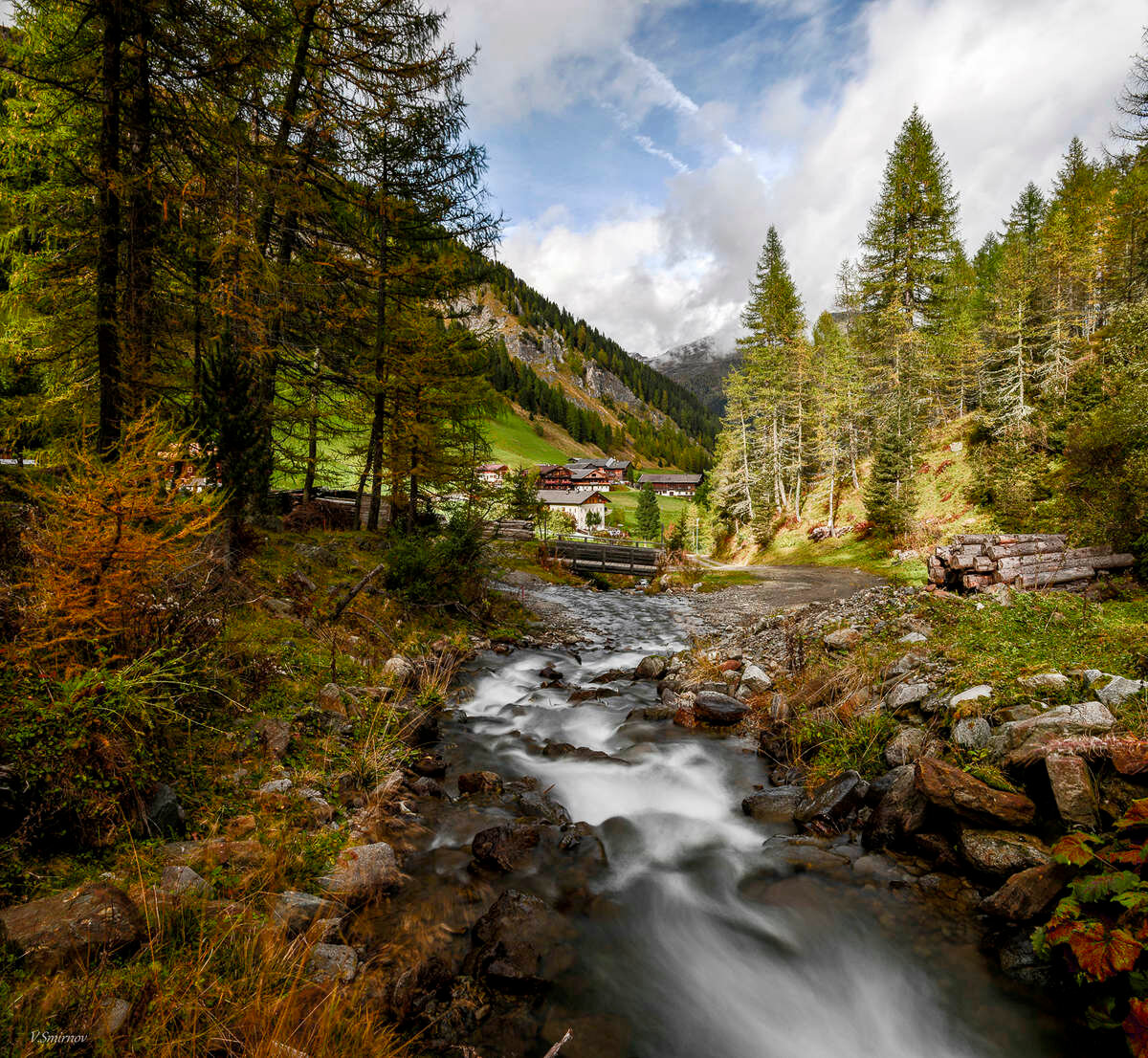 горная река фото