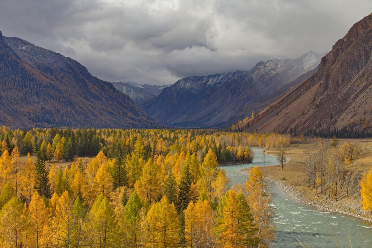 горный алтай осень фото