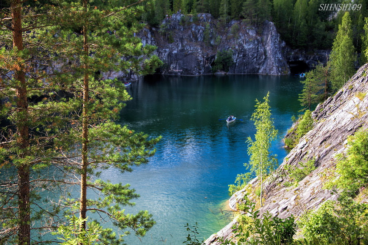 горный парк рускеала карелия фото