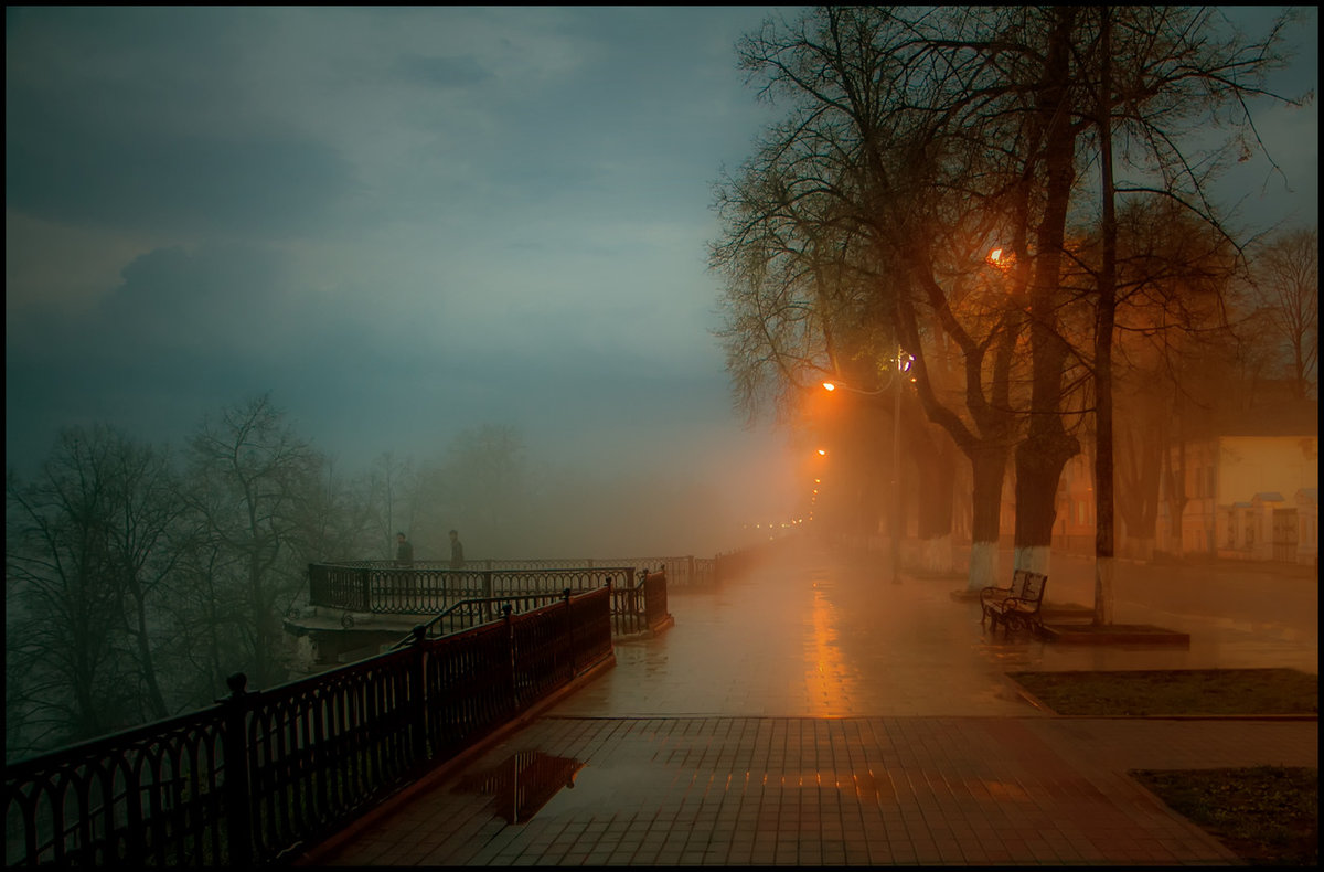 город в тумане картинки фото