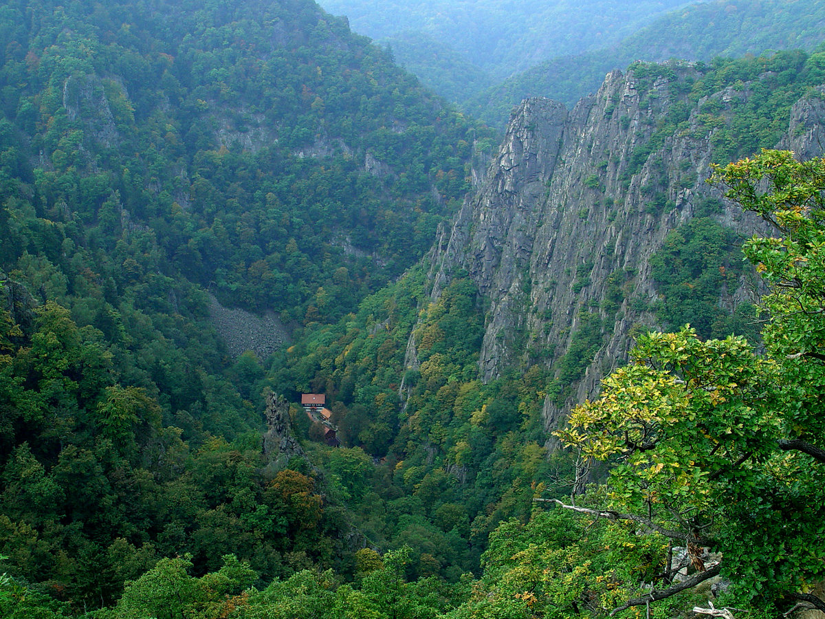 горы harz германия фото