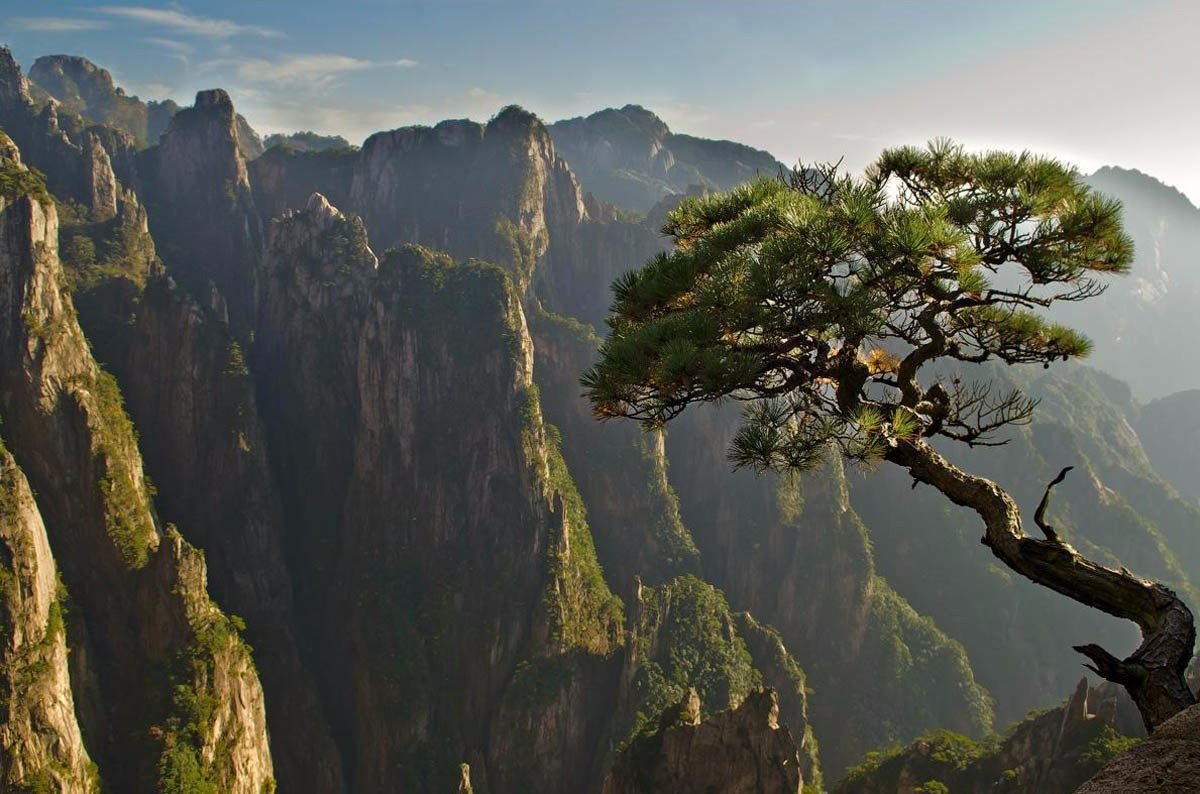 горы хуаншань, китай фото