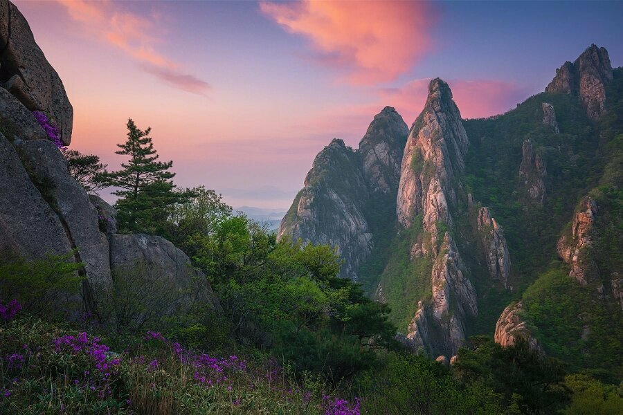 горы хуаншань, китай фото