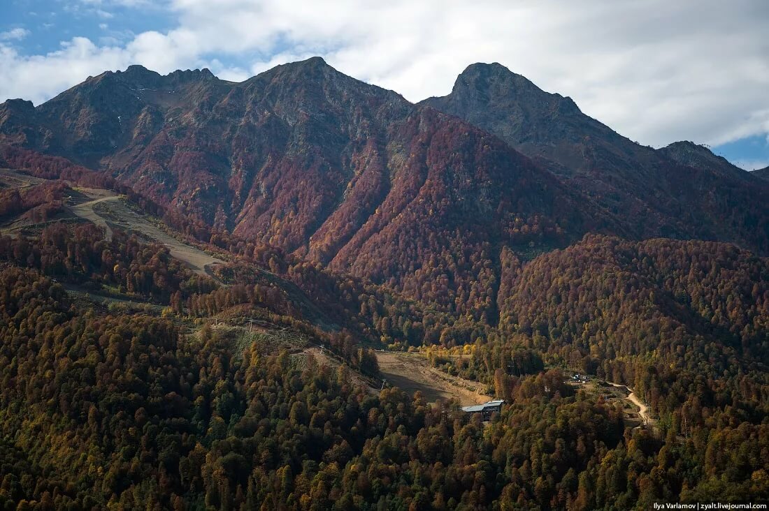 горы роза хутор фото