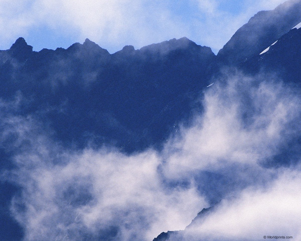 горы туман алтай фото
