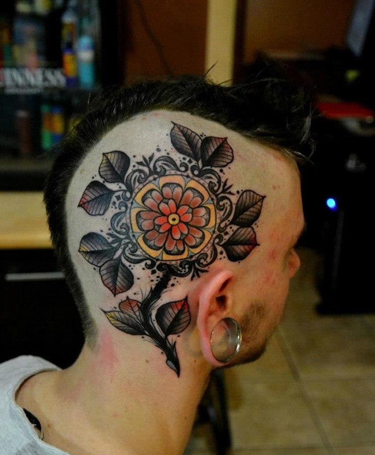 head tattoo фото