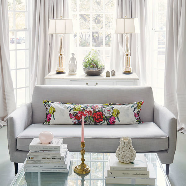 home decor living room neutral curtains фото