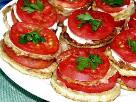 кабачки жареные с помидорами фото