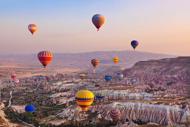 каппадокия турция шары фото