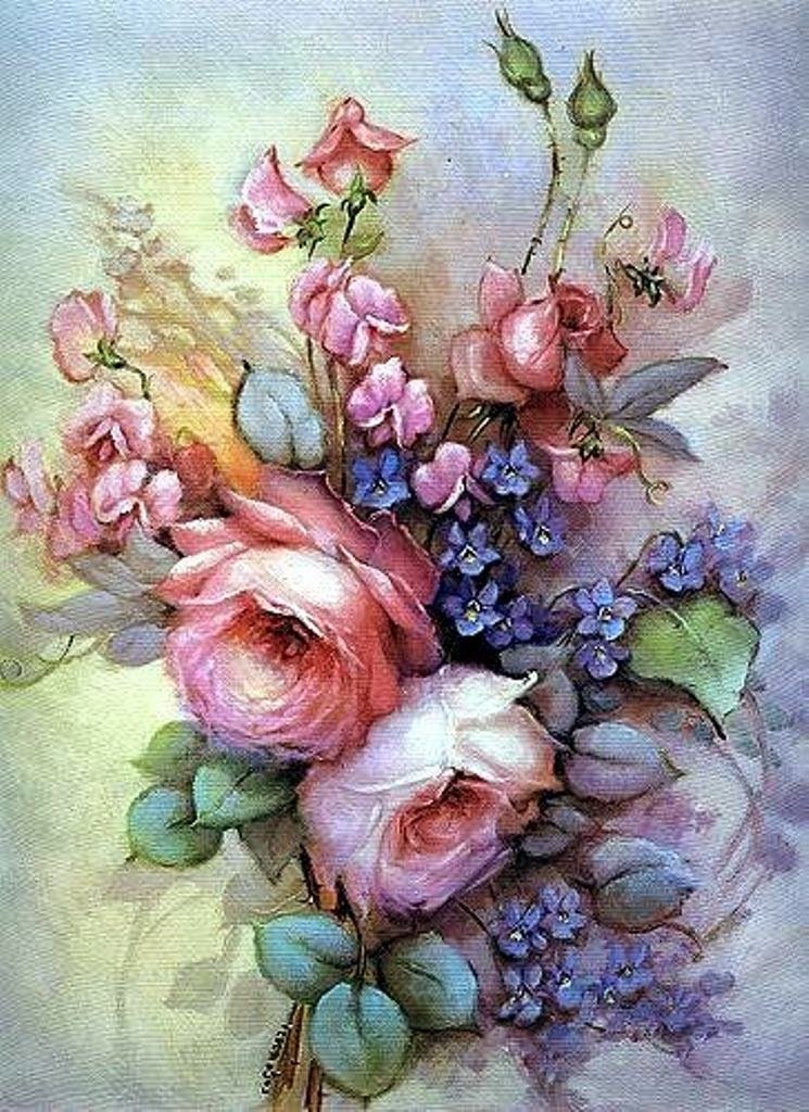 картинки для декупажа цветы фото
