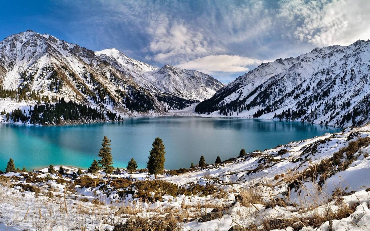 картинки природа зима горы фото
