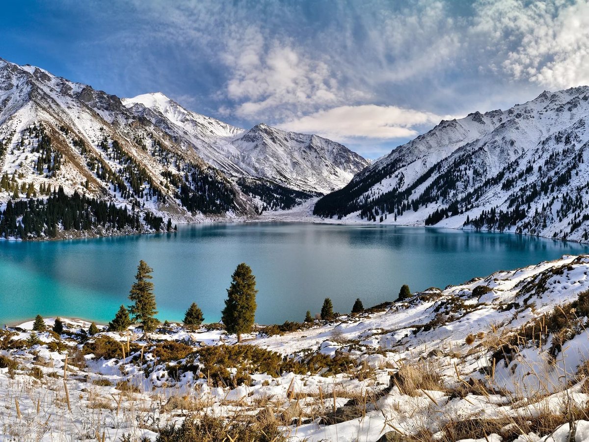 картинки природа зима горы фото