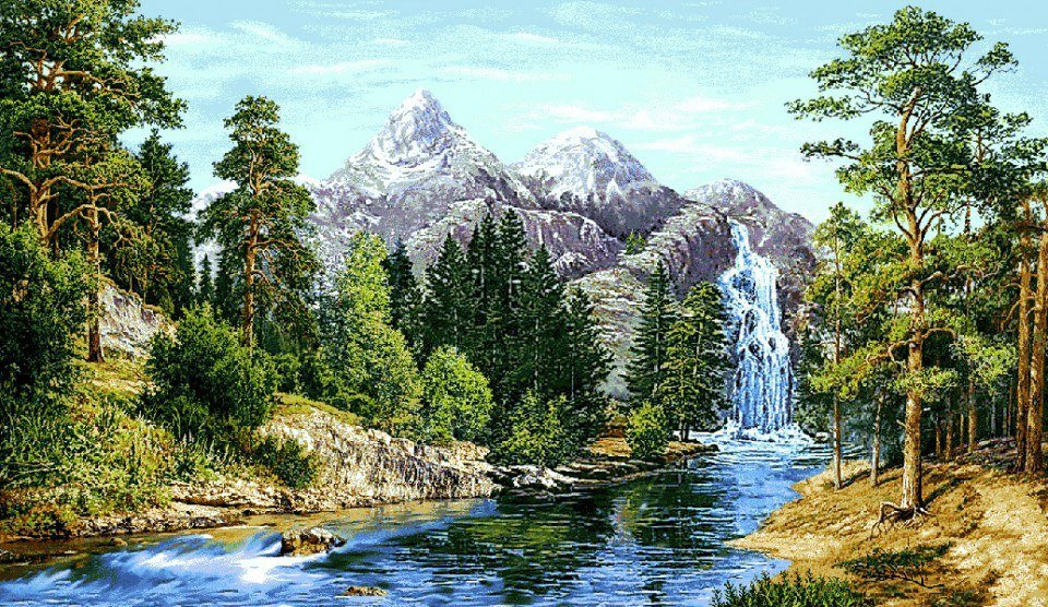 картины из гобелена пейзажи фото