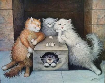 картины котов и кошек фото