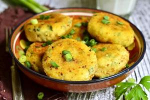 картофельные котлеты постные фото