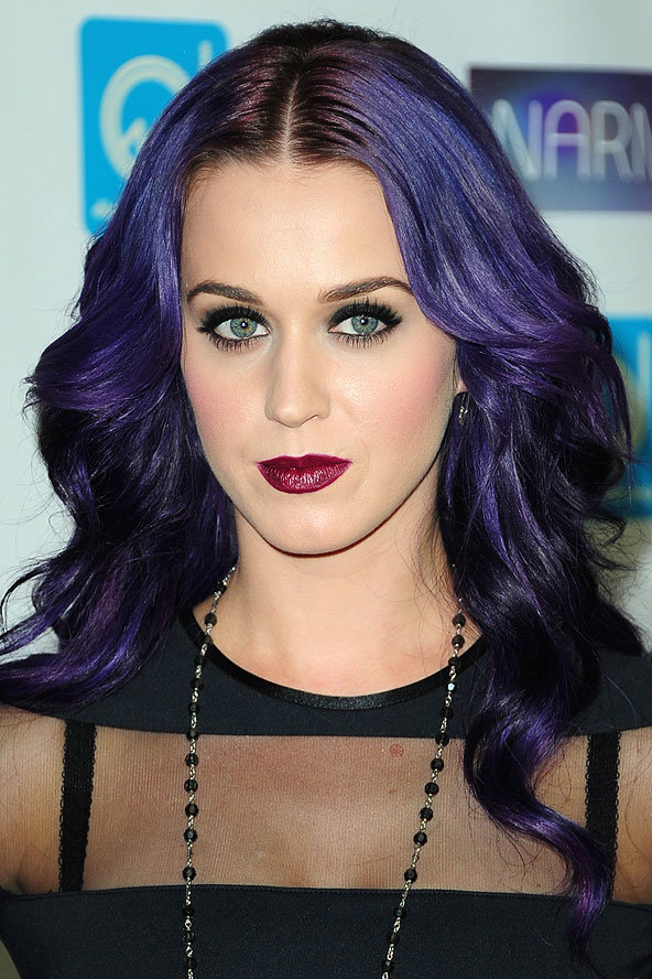 katy perry purple hair фото