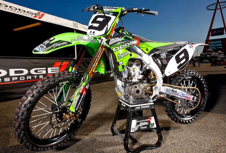 kawasaki kx450f monster energy фото
