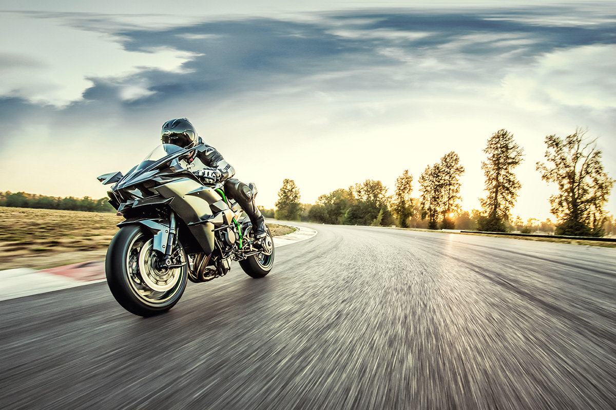kawasaki ninja h2r обои фото