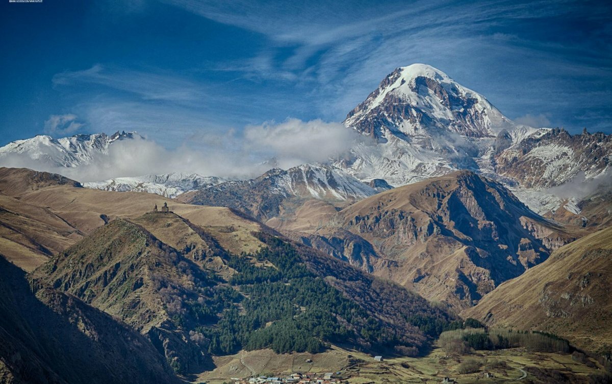 казбек гора фото