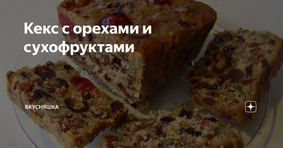 кекс с орехами фото