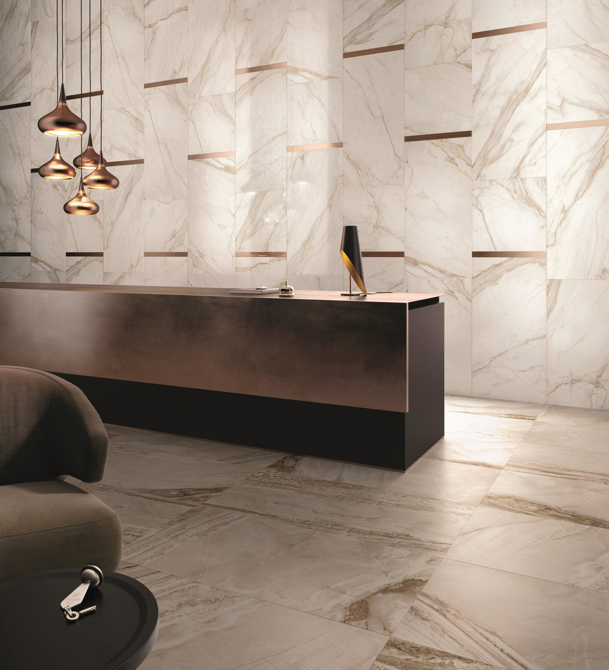 керамогранит flaviker supreme golden calacatta anticato 60x120 фото
