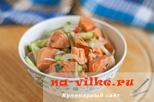 хе из красной рыбы фото