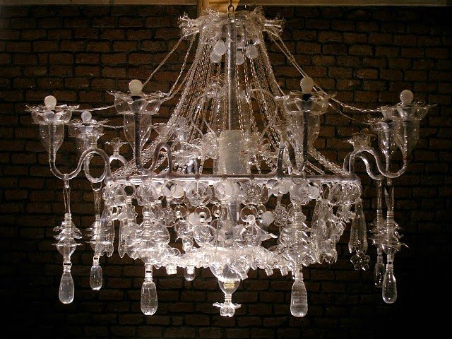 хрустальная люстра фото