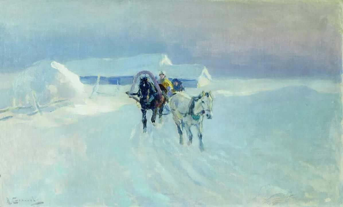 художник алексей степанов зима фото