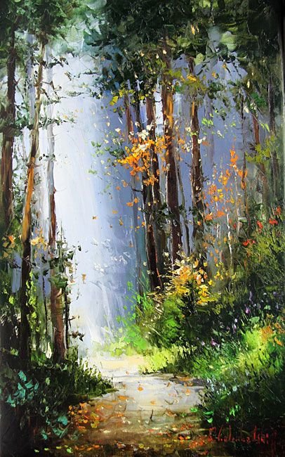 художник глеб голубецкий gleb goloubetski лес фото