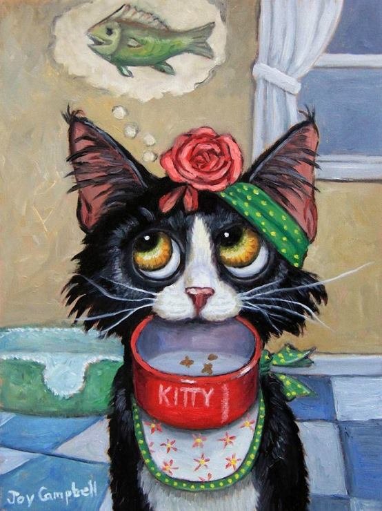 кошки художницы joy campbell фото