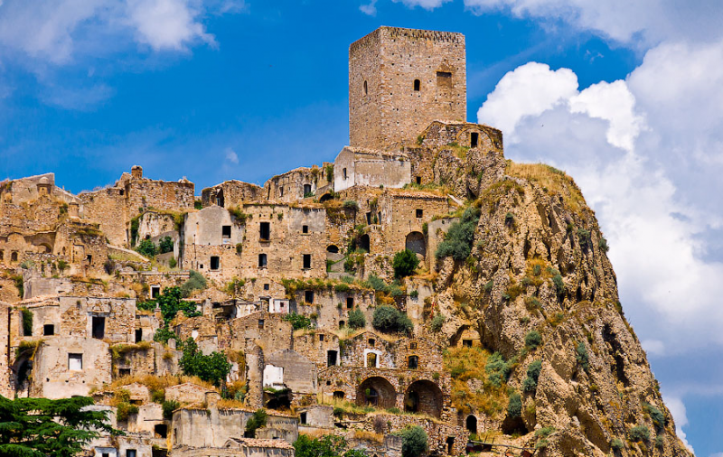крако, италия (craco) фото