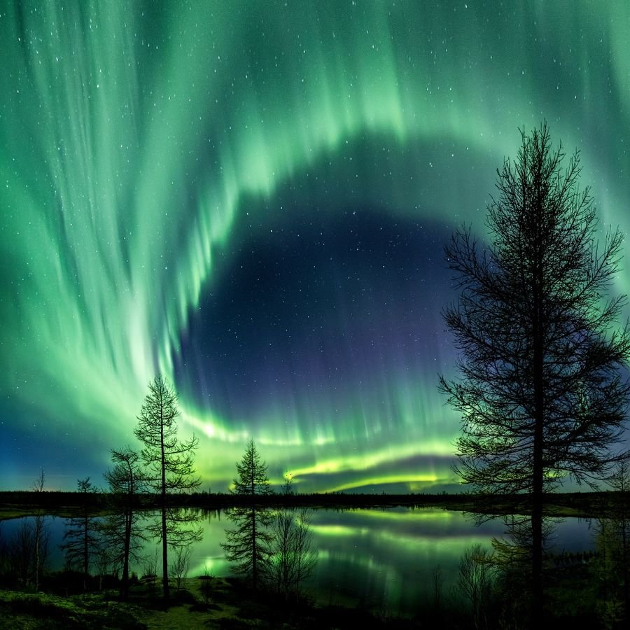 красивые картинки северное сияние фото