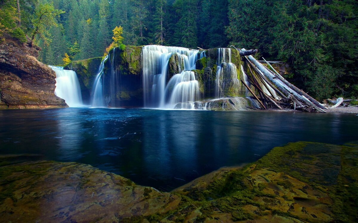 красивые пейзажи с водопадами фото