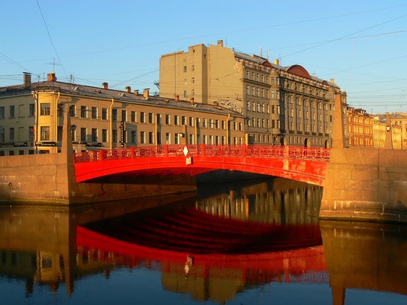 красный мост санкт-петербург фото