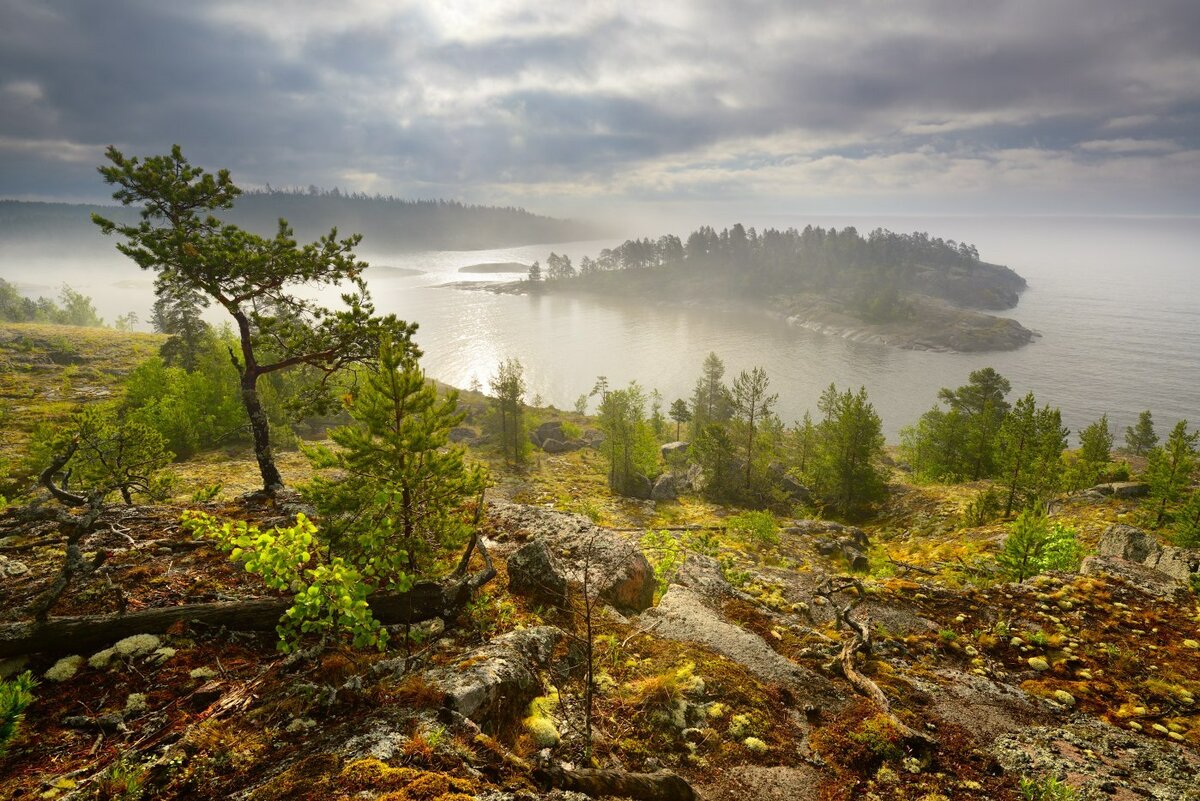 ладожские шхеры туман фото