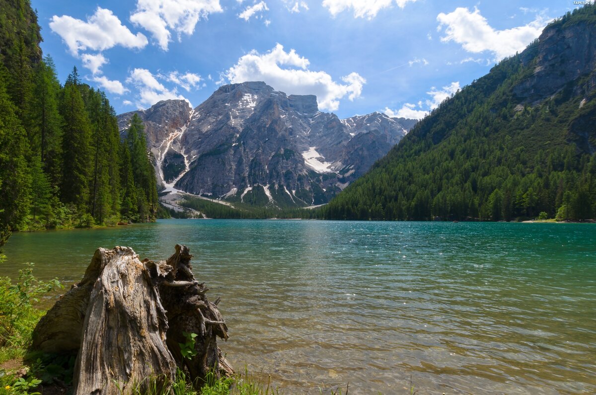 lago di braies озеро фото